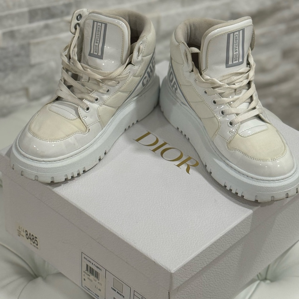 Dior Cream and White Women's Sneakers